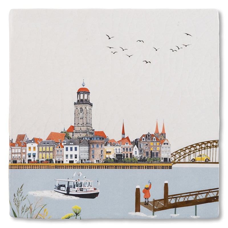 Story tile zwaaiend naar Deventer